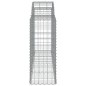 vidaXL Cestas de gaviones 3 uds forma de arco hierro 200x50x100/120cm vidaXL Cestas de gaviones 3 uds forma de arco hierro 200x50x100/120cm