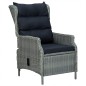vidaXL Juego de comedor de jardín 5 piezas ratán sintético gris claro vidaXL Juego de comedor de jardín 5 piezas ratán sintético gris claro
