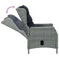 vidaXL Juego de comedor de jardín 5 piezas ratán sintético gris claro vidaXL Juego de comedor de jardín 5 piezas ratán sintético gris claro