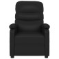 vidaXL Sillón de masaje de cuero sintético negro vidaXL Sillón de masaje de cuero sintético negro
