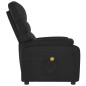 vidaXL Sillón de masaje de cuero sintético negro vidaXL Sillón de masaje de cuero sintético negro