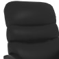 vidaXL Sillón de masaje de cuero sintético negro vidaXL Sillón de masaje de cuero sintético negro