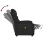 vidaXL Sillón de masaje de cuero sintético negro vidaXL Sillón de masaje de cuero sintético negro