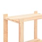 vidaXL Estantería 3 niveles 3 unidades madera pino maciza 150 kg vidaXL Estantería 3 niveles 3 unidades madera pino maciza 150 kg