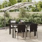 vidaXL Set de muebles jardín 5 pzas con cojines ratán sintético negro vidaXL Set de muebles jardín 5 pzas con cojines ratán sintético negro