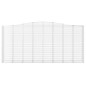 vidaXL Cestas de gaviones 4 uds forma de arco hierro 400x50x180/200 cm vidaXL Cestas de gaviones 4 uds forma de arco hierro 400x50x180/200 cm
