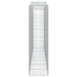 vidaXL Cestas de gaviones 4 uds forma de arco hierro 400x50x180/200 cm vidaXL Cestas de gaviones 4 uds forma de arco hierro 400x50x180/200 cm