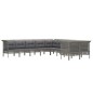 vidaXL Set de muebles de jardín 10 pzas y cojines ratán sintético gris vidaXL Set de muebles de jardín 10 pzas y cojines ratán sintético gris