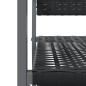 vidaXL Juego de comedor para jardín 5 piezas ratán sintético y acero vidaXL Juego de comedor para jardín 5 piezas ratán sintético y acero