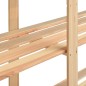 vidaXL Estantería 5 niveles 5 unidades madera pino maciza 500 kg vidaXL Estantería 5 niveles 5 unidades madera pino maciza 500 kg