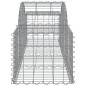 vidaXL Cestas de gaviones 20 uds forma de arco hierro 200x50x40/60 cm vidaXL Cestas de gaviones 20 uds forma de arco hierro 200x50x40/60 cm