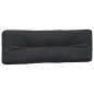 vidaXL Cojines para palés 7 piezas tela negro vidaXL Cojines para palés 7 piezas tela negro