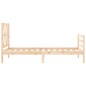 vidaXL Estructura de cama con cabecero madera maciza vidaXL Estructura de cama con cabecero madera maciza