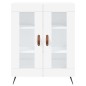 vidaXL Aparador alto madera contrachapada blanco 69,5x34x180 cm vidaXL Aparador alto madera contrachapada blanco 69,5x34x180 cm