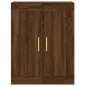 vidaXL Aparador alto madera contrachapada marrón roble 69,5x34x180 cm