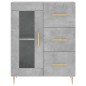 vidaXL Aparador alto madera contrachapada gris hormigón 69,5x34x180 cm vidaXL Aparador alto madera contrachapada gris hormigón 69,5x34x180 cm