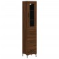 vidaXL Aparador alto madera contrachapada roble marrón 34,5x34x180 cm vidaXL Aparador alto madera contrachapada roble marrón 34,5x34x180 cm