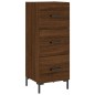 vidaXL Aparador alto madera contrachapada roble marrón 34,5x34x180 cm vidaXL Aparador alto madera contrachapada roble marrón 34,5x34x180 cm