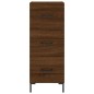 vidaXL Aparador alto madera contrachapada roble marrón 34,5x34x180 cm vidaXL Aparador alto madera contrachapada roble marrón 34,5x34x180 cm