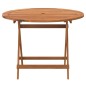 vidaXL Juego de comedor de jardín 5 piezas madera maciza de acacia