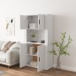 vidaXL Aparador alto madera contrachapada blanco vidaXL Aparador alto madera contrachapada blanco