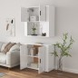 vidaXL Aparador alto madera contrachapada blanco vidaXL Aparador alto madera contrachapada blanco