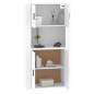 vidaXL Aparador alto madera contrachapada blanco vidaXL Aparador alto madera contrachapada blanco