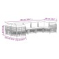vidaXL Set muebles de jardín 7 pzas y cojines ratán PE gris antracita vidaXL Set muebles de jardín 7 pzas y cojines ratán PE gris antracita