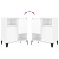 vidaXL Aparadores 3 uds madera contrachapada blanco brillo 60x35x70 cm vidaXL Aparadores 3 uds madera contrachapada blanco brillo 60x35x70 cm