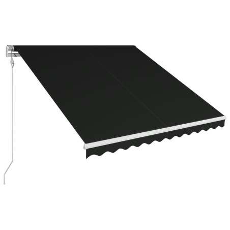 vidaXL Toldo retráctil automático gris antracita 350x250 cm
