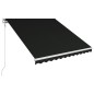 vidaXL Toldo retráctil automático gris antracita 350x250 cm vidaXL Toldo retráctil automático gris antracita 350x250 cm