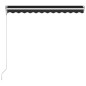 vidaXL Toldo retráctil automático gris antracita 350x250 cm vidaXL Toldo retráctil automático gris antracita 350x250 cm