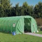 vidaXL Invernadero con estructura de acero verde 48 m² 16x3x2 m vidaXL Invernadero con estructura de acero verde 48 m² 16x3x2 m