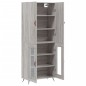 vidaXL Aparador alto madera contrachapada gris sonoma 69,5x34x180 cm vidaXL Aparador alto madera contrachapada gris sonoma 69,5x34x180 cm