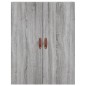 vidaXL Aparador alto madera contrachapada gris sonoma 69,5x34x180 cm vidaXL Aparador alto madera contrachapada gris sonoma 69,5x34x180 cm