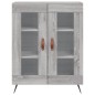 vidaXL Aparador alto madera contrachapada gris sonoma 69,5x34x180 cm vidaXL Aparador alto madera contrachapada gris sonoma 69,5x34x180 cm