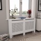 vidaXL Cubiertas para radiador 2 unidades MDF blanco 152x19x81,5 cm vidaXL Cubiertas para radiador 2 unidades MDF blanco 152x19x81,5 cm