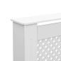 vidaXL Cubiertas para radiador 2 unidades MDF blanco 152x19x81,5 cm vidaXL Cubiertas para radiador 2 unidades MDF blanco 152x19x81,5 cm