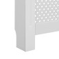 vidaXL Cubiertas para radiador 2 unidades MDF blanco 152x19x81,5 cm vidaXL Cubiertas para radiador 2 unidades MDF blanco 152x19x81,5 cm