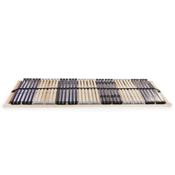 vidaXL Somieres de cama 2 uds con 42 láminas 7 zonas 90x200 cm