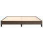 vidaXL Estructura de cama de cuero sintético marrón 160x200 cm vidaXL Estructura de cama de cuero sintético marrón 160x200 cm