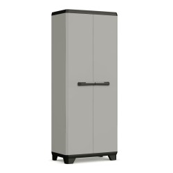 Keter Mueble de almacenamiento multiusos Planet gris y negro 
