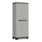 Keter Mueble de almacenamiento multiusos Planet gris y negro Keter Mueble de almacenamiento multiusos Planet gris y negro