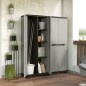 Keter Mueble de almacenamiento multiusos Planet gris y negro Keter Mueble de almacenamiento multiusos Planet gris y negro