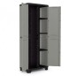 Keter Mueble de almacenamiento multiusos Planet gris y negro Keter Mueble de almacenamiento multiusos Planet gris y negro