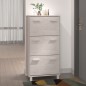 vidaXL Zapatero HAMAR madera maciza de pino blanca 59,5x35x117 cm