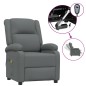 vidaXL Sillón de masaje eléctrico tela gris oscuro vidaXL Sillón de masaje eléctrico tela gris oscuro