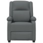 vidaXL Sillón de masaje eléctrico tela gris oscuro vidaXL Sillón de masaje eléctrico tela gris oscuro