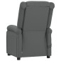 vidaXL Sillón de masaje eléctrico tela gris oscuro vidaXL Sillón de masaje eléctrico tela gris oscuro