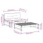 vidaXL Juego de muebles jardín 2 pzas y cojines madera abeto Douglas vidaXL Juego de muebles jardín 2 pzas y cojines madera abeto Douglas
